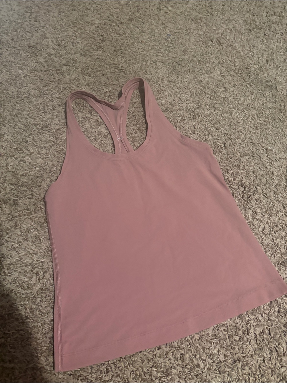 lululemon athletica Dusty Rose Racerback Muscle Tank